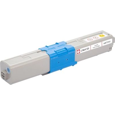 Тонер-картридж BASF OKI C301/C321/MC332/MC342/ 44973541 Yellow (KT-44973541) | Зображення 1