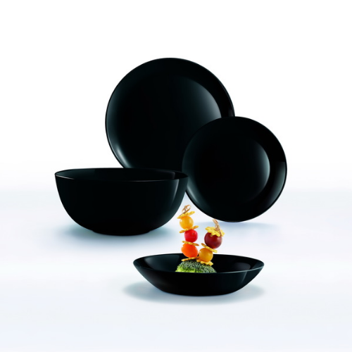 Тарелка суповая Diwali Black 20см 6425793 Luminarc | Зображення 2