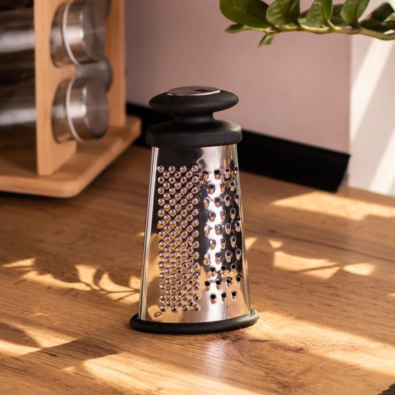 Овальна терка для овочів і фруктів 8×4×15,5 (см) багатофункціональна з нержавіючої сталі HP-8-16 | Зображення 4