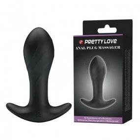 Анальна пробка - Pretty Love Anal Plug Massager Black Sex Aura