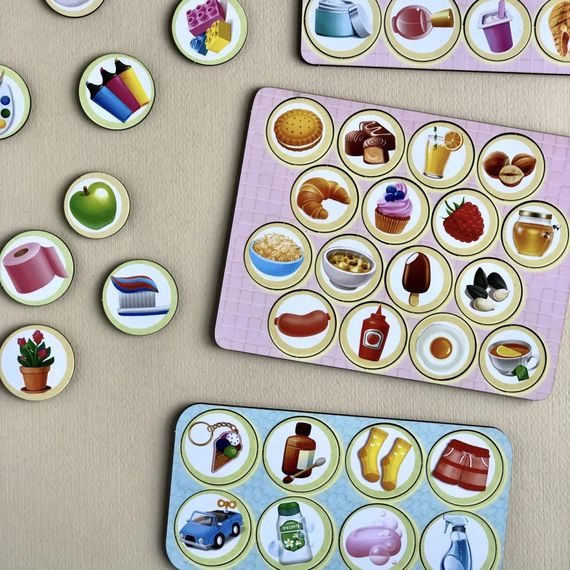 Дерев'яна настільна гра "Їстівне-неїстівне" Ubumblebees (ПСФ091) PSF091 сортер-комодик | Зображення 5