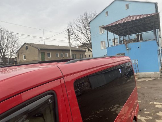 Рейлинги DD 265 см, Черный мат, пластиковая ножка для Mercedes Sprinter 2006-2018 гг | Зображення 2