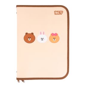 Папка факультативна A4 YES Line Friends 492470 34х24х3 см