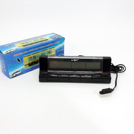 Авточасы с термометром VST-7037 RU-87 | Зображення 2
