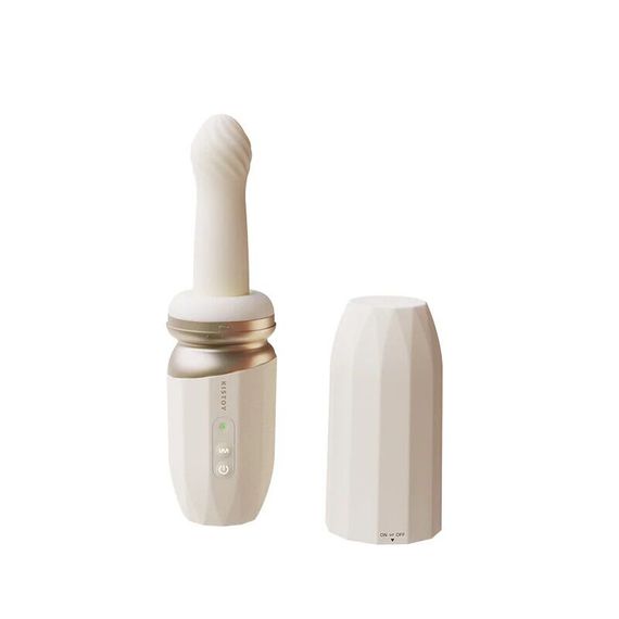 Міні секс-машина KISTOY Tutu на присосці, пульсація, вібрація, підігрів | Зображення 2