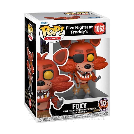 Игровая фигурка Funko POP! серии 5 ночей с Фредди: 10 лет - Фокси | Зображення 1