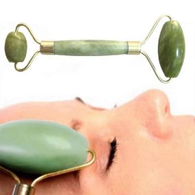 Роліковий масажер для підтяжки обличчя Flawless Contour Зелений