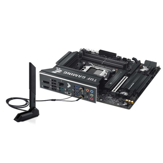 Материнcька плата ASUS TUF GAMING B850M-PLUS WIFI sAM5 B850 4xDDR5 M.2 HDMI DP Wi-Fi BT mATX 90MB1IY0-M0EAY0 | Зображення 7