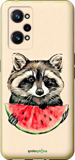 Чохол на Realme GT Neo 3T Єнотик з кавуном "4605u-2960-2448"