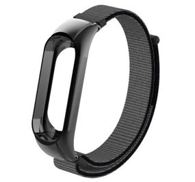 Нейлоновый ремешок Primo для фитнес-браслета Xiaomi Mi Band 3 - Black&Grey