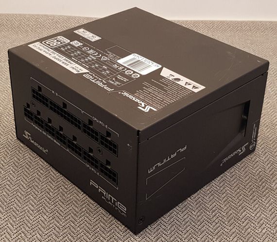 Блок питания Seasonic Prime Ultra Platinum 550W (SSR-550PD2) / 550W / 24+4(4)+4(8) pin б/у | Зображення 4
