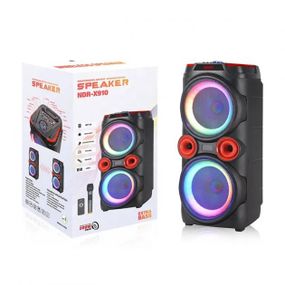 Акустическая система XPRO GZ-X910 10'x2 30W AUX USB TF пульт микрофон(MER-15723_3554)