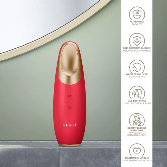 Енерджайзер для очей GESKE Warm & Cool Eye Energizer 6в1 red | Зображення 2