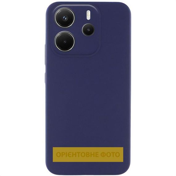 Чохол Silicone Cover Lakshmi Full Camera (AAA) для Xiaomi Redmi 15C (EU) Темно-синій / Midnight blue