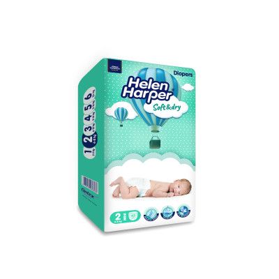 Подгузники Helen Harper Soft&Dry New Mini Размер 2 (4-8 кг) 43 шт (2316770) | Зображення 6