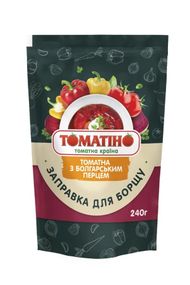 Томатна заправка для борщу Томатіно з болгарським перцем 240 г