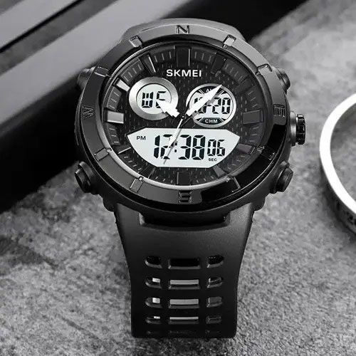Годинники чоловічі для плавання SKMEI 2014BKWT, Брендові чоловічі годинники Водонепроникні QA-91