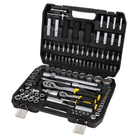 Набір насадок торцевих і біт Sigma 1/4" 1/2" 114 шт CrV (6003781)