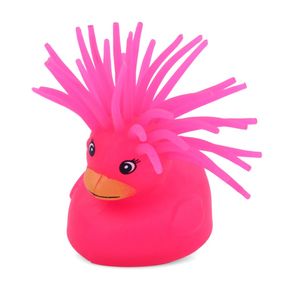 Дитяча іграшка Антистрес Качка MS 3719(Pink) світлові ефекти