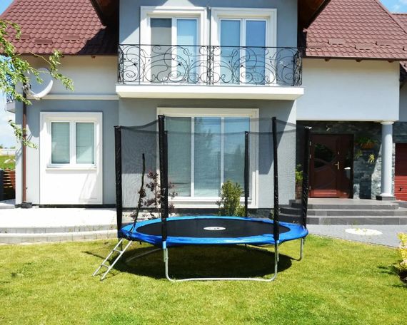 Батут дитячий Atleto 252 см із захисною сіткою та драбиною для дому та дачі 20000800 | Зображення 7