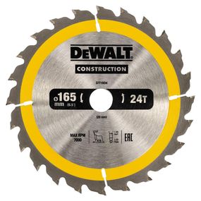 Диск пильний 165*20мм DeWALT DT1934