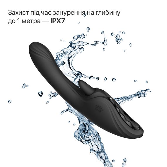 Смарт-вібратор Zalo Ares Obsidian Black, підігрів, 3 мотори, язичок для клітора, стимуляція точки G | Зображення 7