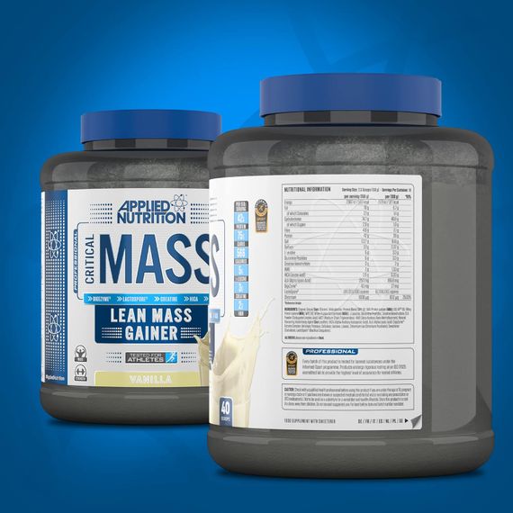 Гейнер Applied Nutrition Critical Mass Professional (2.4kg - 16 Servings) (Vanilla) | Зображення 1