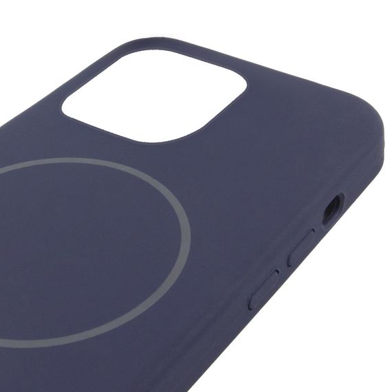 Чохол Silk Full Protective (AA) NO LOGO with Magnetic Fit для Apple iPhone 11 Pro Max (6.5") Темно-синій / Midnight blue | Зображення 3