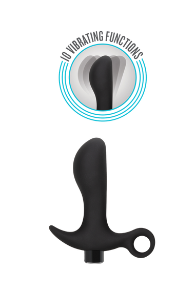 Анальна пробка Blush Anal Adventures Platinum Silicone Vibrating Pros Sex Aura | Зображення 1