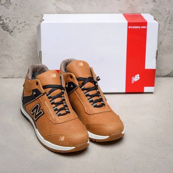 зимові шкіряні кросівки New Balance койот | Зображення 7