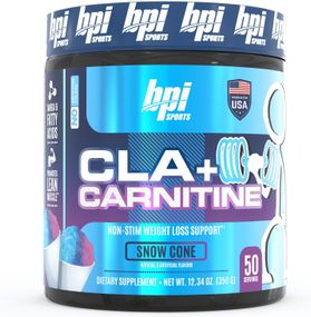 Жиросжигатель Bpi Sports CLA + Carnitine 700 г, Snow Cone