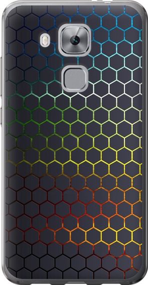Чехол на Huawei Nova Plus Переливающиеся соты "498u-961-17620"