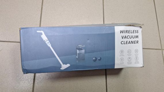 ОЧЕНКА! Акумуляторний пилосос без мішка Vacuum Cleaner 2000 mAh 120 Вт (Плохе паковання 3115) | Зображення 1