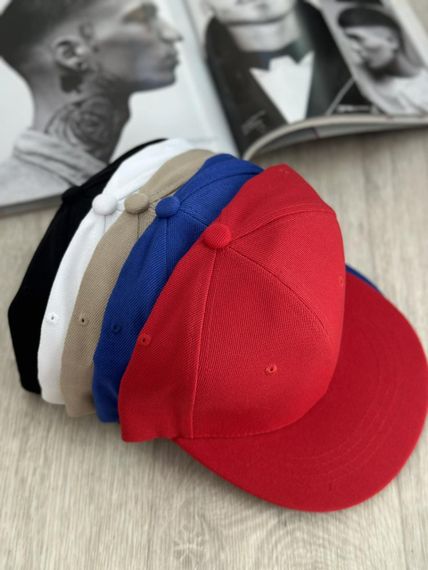 Кепка снепбек (Snapback) Червоний 56-61р (9097) | Зображення 1