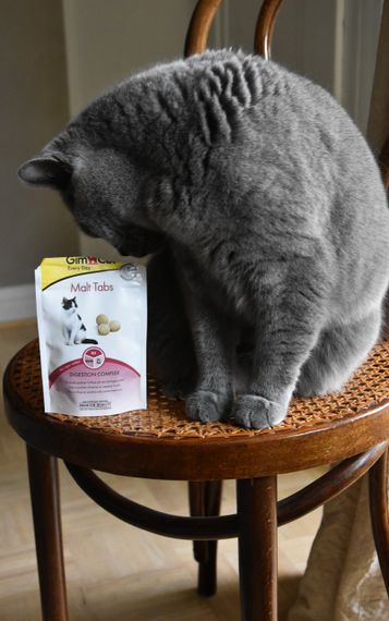 GimCat Every Day Malt Tabs вітаміни для покращення виведення шерсті у котів, 40 гр | Зображення 3