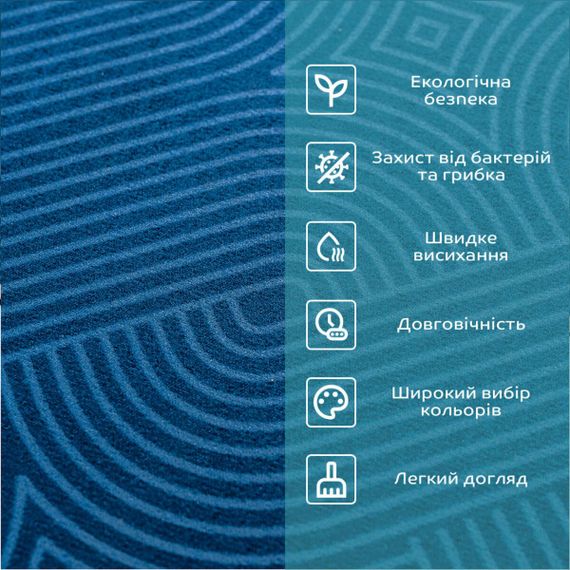 Вологопоглинальний килимок 40х60х3мм SW-00002553 | Зображення 3