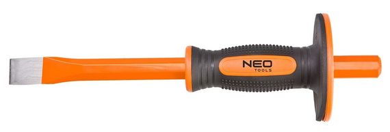 Зубило Neo Tools , 22x19x300 мм, захист долоні, CrV (33-081)