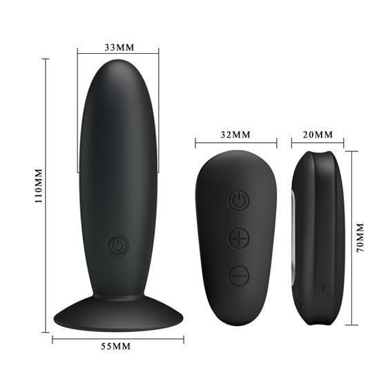 Анальна пробка - Mr.Play Remote Control Vibrating Anal Plug Sex Aura | Зображення 4