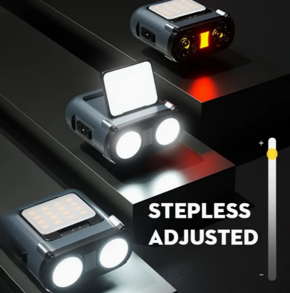 Ліхтар налобний Rablex RB951 - потужне світлодіодне, комбіноване світло, 2хXPL+16хCOB+1хRED COB, червоне+біле світло, акумулятор, Type‑C | Зображення 4