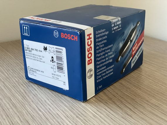 Гальмівні колодки дискові BOSCH, 0986494783 | Зображення 4