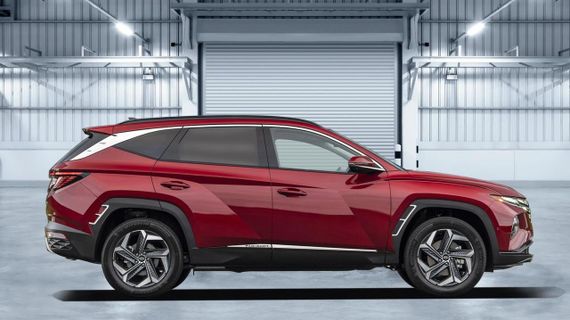 Молдинги на кузов HYUNDAI TUCSON (SUV) 22-23, HYTU22RIK SILVER, комплект | Зображення 5