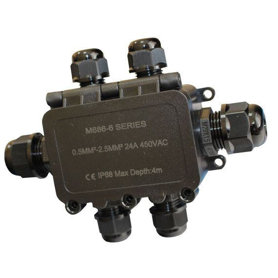 Розподільча коробка М686-6 IP68 з клеммой 24А Ny95506533 | Зображення 2