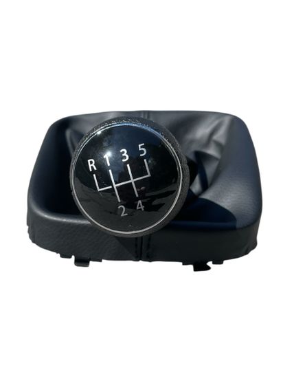 VW Golf V (03-08) ручка КПП перемикання передач 5 ступка + чохол + рамка 1K0711113AH, Гольф 5 | Зображення 4