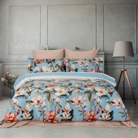 Комплект постільної білизни Prima Casa Digital Satin 200 х 220 см.  Magnolya Bej