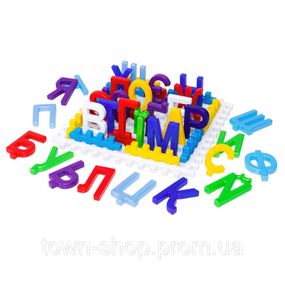 Развивающий набор "Изучай Алфавит" 114/34BMS(White) платформа 37х37 см