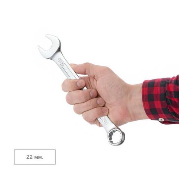 Набір ключів комбінованих 15 од., STORM, 6-22 мм, Cr-V, чохол INTERTOOL XT-1005 | Зображення 3