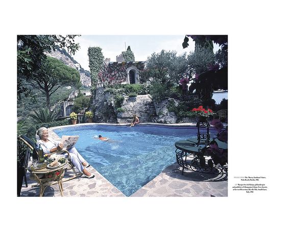 Книга фотоискусство история работы Слима Ааронса Slim Aarons "Poolside With Slim Aarons" книги для фотографов | Зображення 6