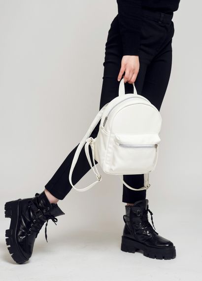 Жіночий рюкзак Sambag Brix KSO білий 29 x 22 x 10 см (11319008) | Зображення 5