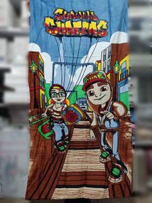 Полотенце пляжное Subway 75х150 Махра/Велюр