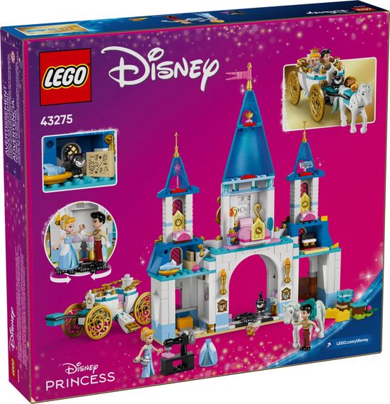 Конструктор LEGO Disney Princess Замок Попелюшки й карета 43275 | Зображення 1